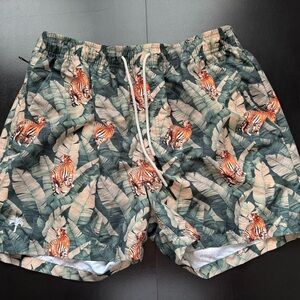 OAS Jungle Print Swim Shorts